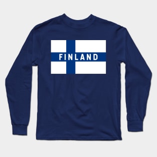 Finland flag Long Sleeve T-Shirt